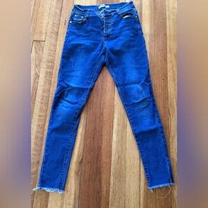 Eternity Jeans girl 10-14 size 28 Super Skinny Button High Waist Jeans